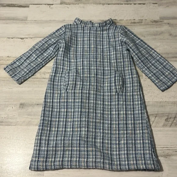 The Oaks Kate Blue Tweed Dress Size 10 - Picture 4 of 13